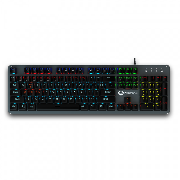 Механічна ігрова клавіатура Meetion MT-MK007 Rainbow Backlit Mechanical Gaming Keyobard