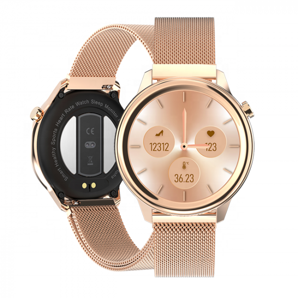 Умные часы Lemfo F80 Metal с поддержкой измерения давления и температуры