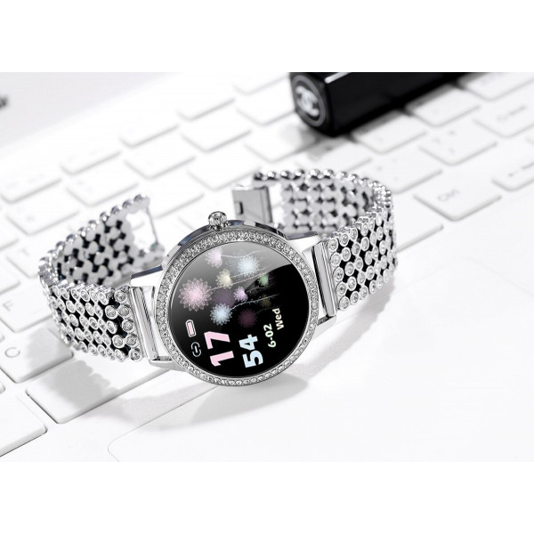 Смарт годинник Linwear LW20 Pro Metal з вимірюванням тиску і пульсу