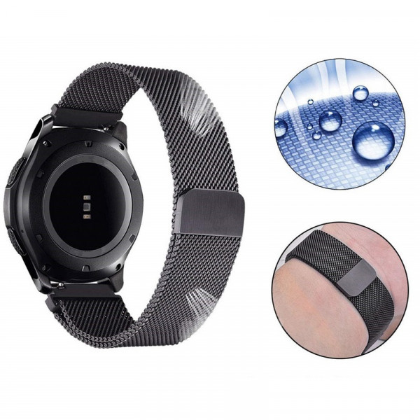 Металевий ремінець для смарт годинника, 22 mm