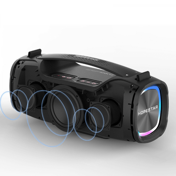 Портативна колонка вологозахищена Hopestar A6X 55Вт з функцією PowerBank