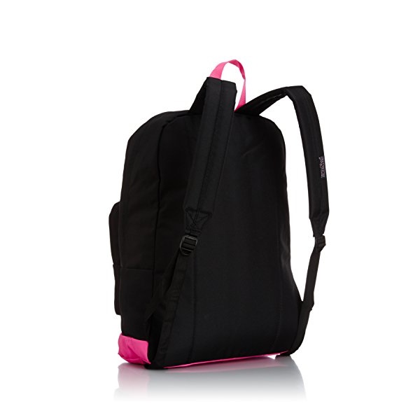 Міський рюкзак JanSport City Scout Laptop Backpack  Black / Fluorescent Pink