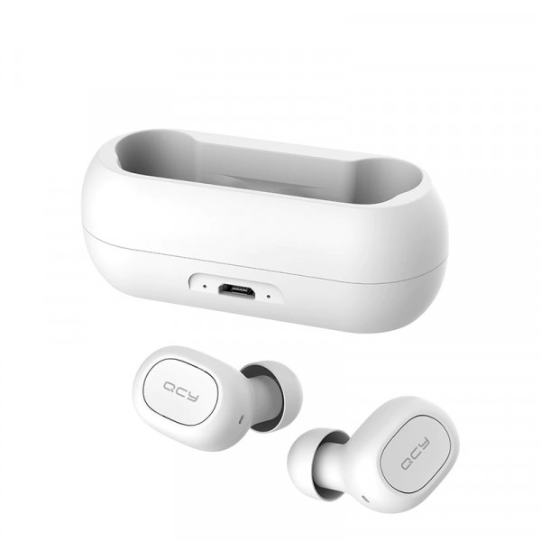 Бездротові Bluetooth навушники QCY QS1 (T1C) із зарядним кейсом