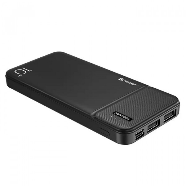 Зовнішній акумулятор Tracer 10000mAh 2A на 2xUSB-порти