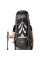 Рюкзак туристичний Naturehike NH70B070-B, 70 л + 5 л, чорно-сірий