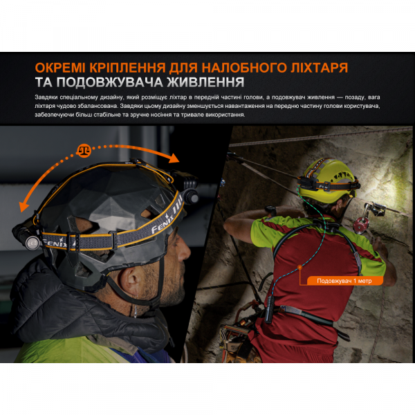 Подовжувач живлення Fenix ARB-LP21 для ліхтаря HM75RSE з функцією Power Bank