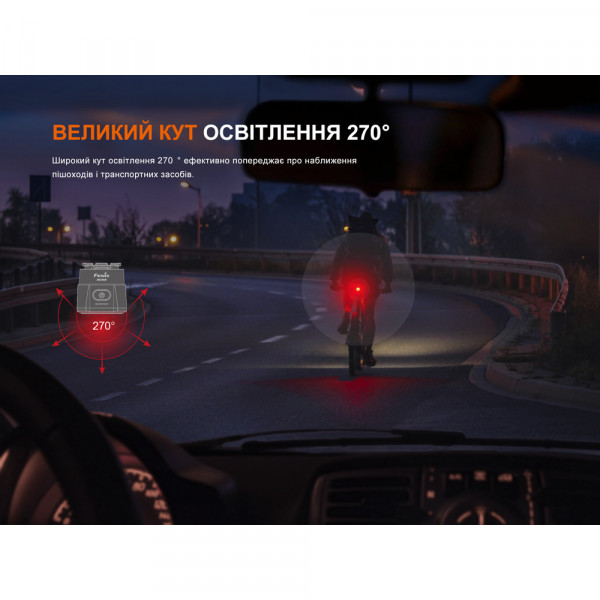 Велофара задня Fenix BC06R