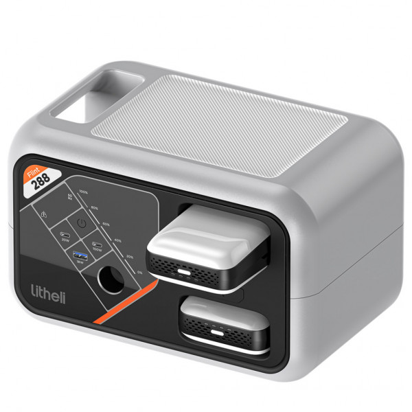 Портативна зарядна станція Litheli FLINT В288, 300Вт, 287 Вт·год + 2 Power Bank