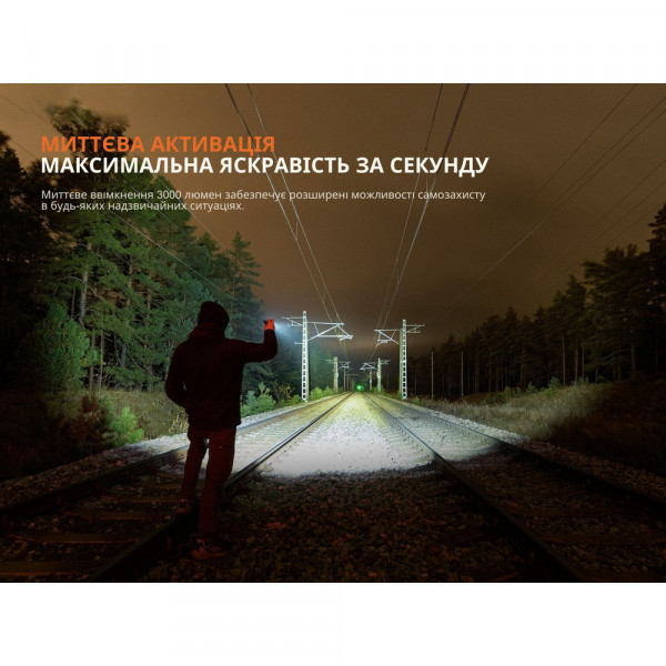 Ліхтар професійний Fenix WF25RM з магнітною зарядкою