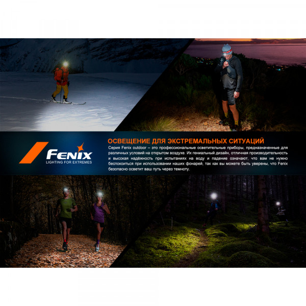 Ліхтар налобний Fenix HL18R-T V2.0 чорний