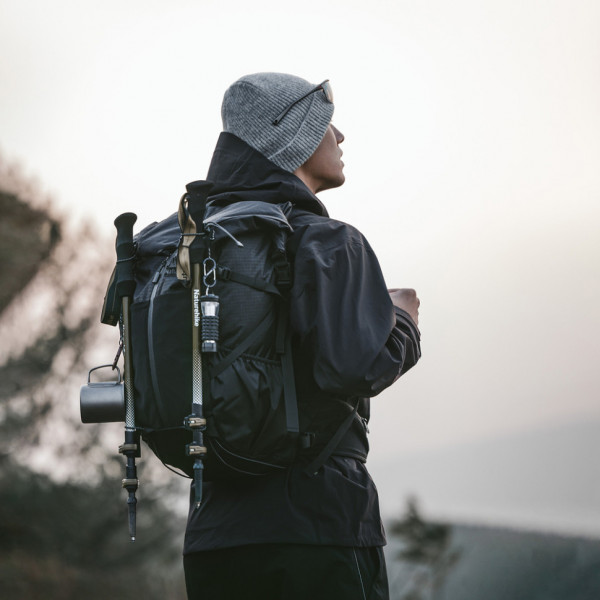 Рюкзак туристичний Naturehike Helium CNK2300016, 30+5 л, чорний