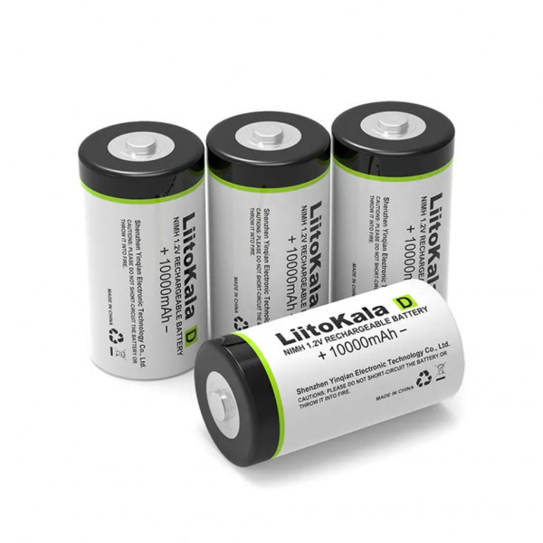 Акумулятор LiitoKala D на 10000мАг 1.2V