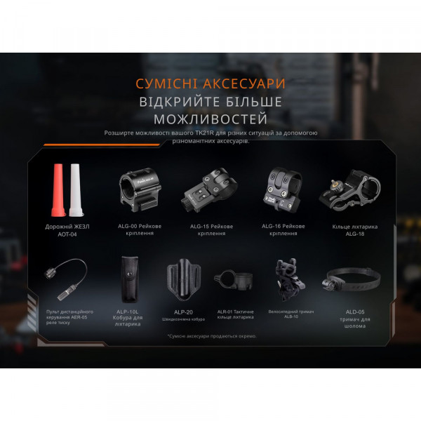 Ліхтар ручний Fenix TK21R