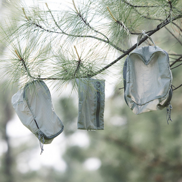 Косметичка Naturehike CNK2350XB010, 20х10х10 см, сірий