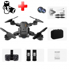 Детский Квадрокоптер с камерой Q6 MAX - дрон для мальчика 4K HD FPV - до 20  мин. полета + кейс\батарейки