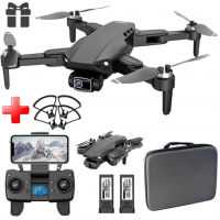Квадрокоптер с камерой L900 PRO SE дрон с 4K HD, GPS, БК двиг.  до 1200м, 56 хв. (2 аккумулятора) + защита на лопасти в подарок