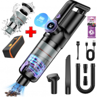 Автомобильный Пылесос аккумуляторный Aspiring VC028  Беспроводной Пылесос для авто дома + сумка/арома