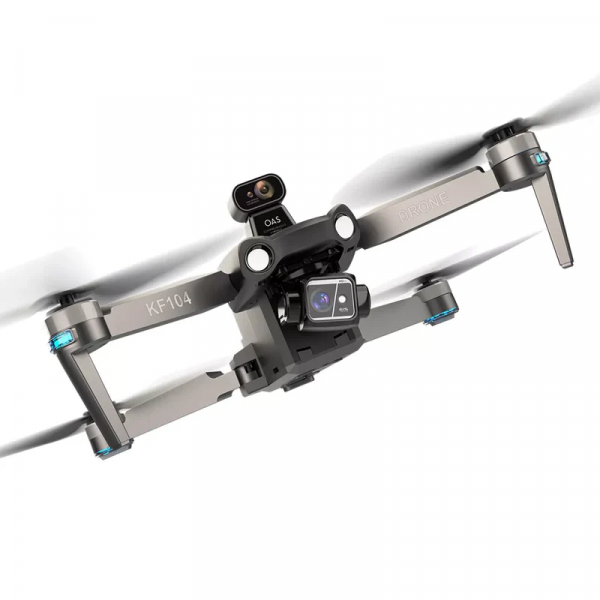 Профессиональный Квадрокоптер дрон для разведки KF104 MaxS 5G WI-FI GPS, БК моторы 6 км, до 30 мин.+ SD карта