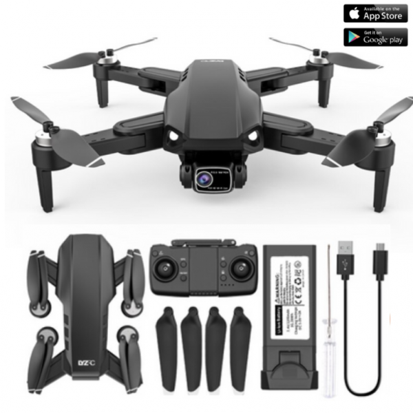 Квадрокоптер с камерой LYZRC L900 PRO SE – дрон с 4K HD, GPS, БК двиг.  до 1200м, до 28 мин/ кейс
