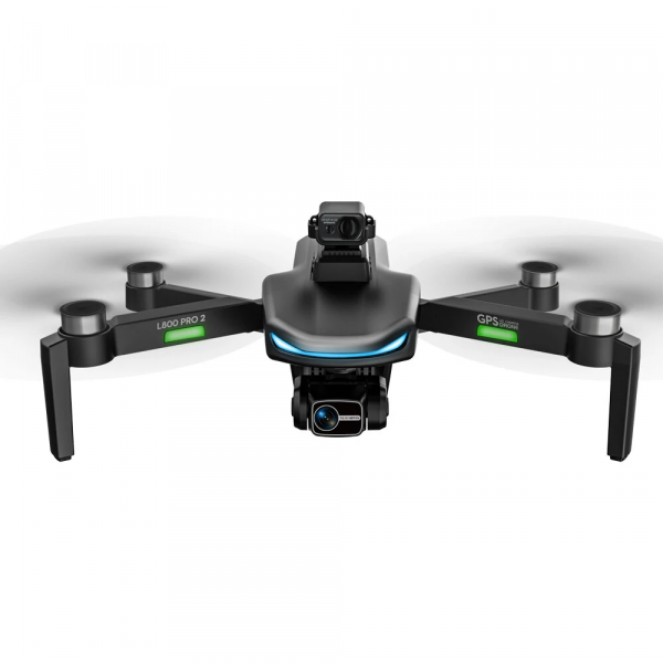 Квадрокоптер дрон с камерой LYZRC L800 PRO 3-осевой подвес 4K HD, GPS, FPV до 1200 м, 26м. полета + кейс