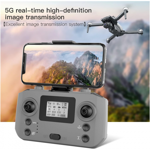 Квадрокоптер дрон с камерой LYZRC L600 PRO 4K HD, GPS, FPV до 1500 м, 28м. полета +1 аккумулятор в подарок