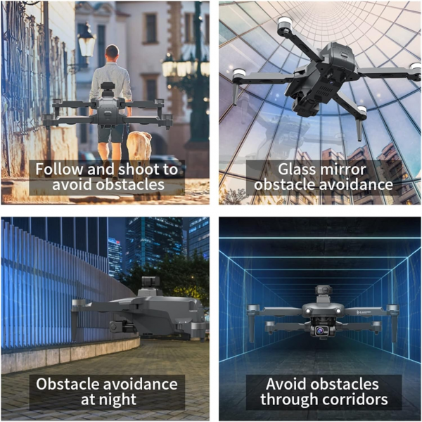 Квадрокоптер дрон с камерой LYZRC L600 PRO 4K HD, GPS, FPV до 1500 м, 28м. полета +1 аккумулятор в подарок