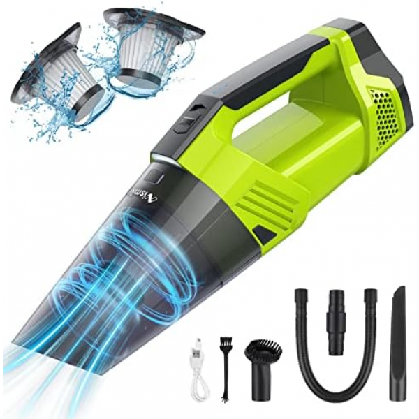 Пылесос аккумуляторный LT-114 ручной вертикальный, беспроводной для дома Автомобильный пылесос Автопылесос