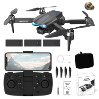 Коптер с камерой E99MAX Мини дрон квадрокоптер до 150 м. 30 мин. (3 аккумулятора)