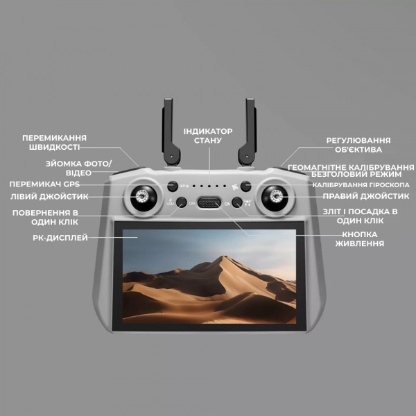 Профессиональный Квадрокоптер дрон S185 3-осевой подвес 5 км, до 30 мин. полета