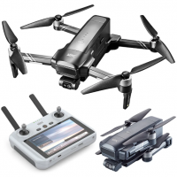 Профессиональный Квадрокоптер SJRC F22 S3 XR дрон с 3-осевым подвесом, 6 км, FCC, HD камера, экран на пульте