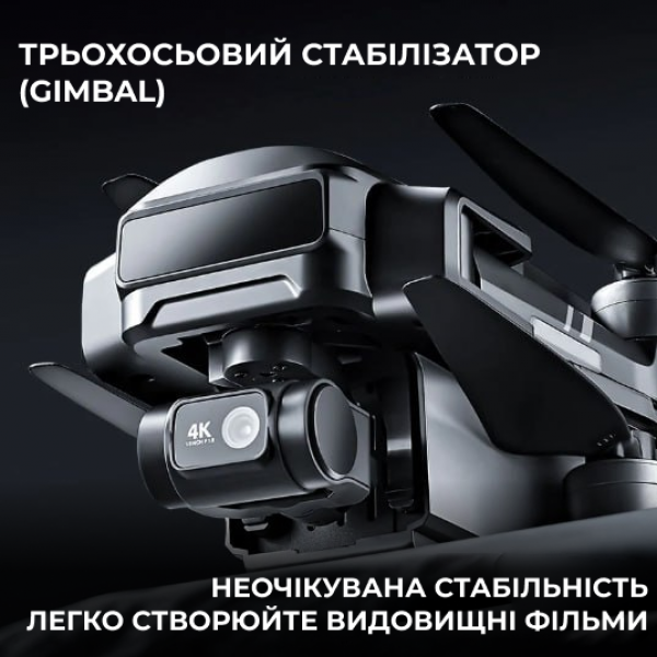 Профессиональный Квадрокоптер SJRC F22 S3 XR дрон с 3-осевым подвесом, 6 км, FCC, HD камера, экран на пульте