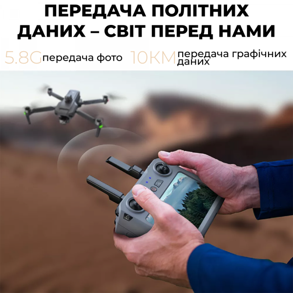 Профиссиональный Квадрокоптера ZLL SG909 MAX 4K дрон с 3-х подвесом, 10 км, FCC, HD камера, экран на пульте