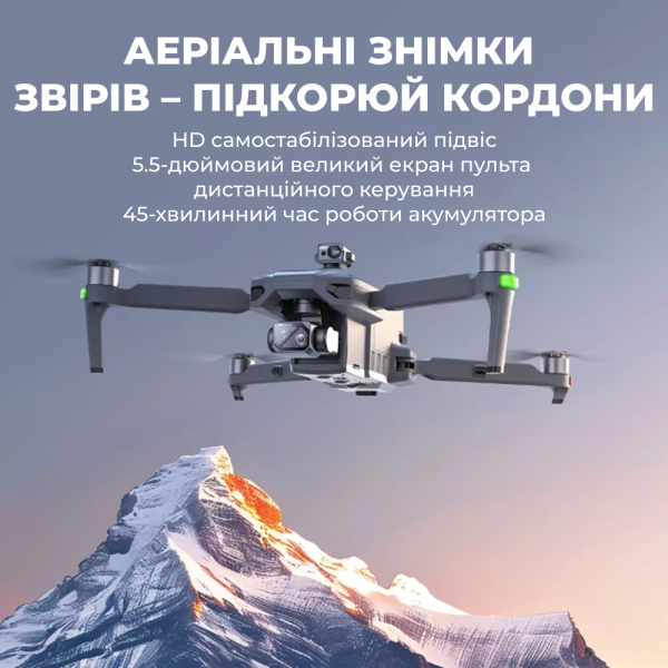 Профиссиональный Квадрокоптера ZLL SG909 MAX 4K дрон с 3-х подвесом, 10 км, FCC, HD камера, экран на пульте