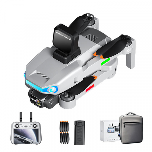 Профессиональный квадрокоптер AE3 Pro Max дрон с камерой 8K, GPS, 6 км, 30 мин.  экран на пульте