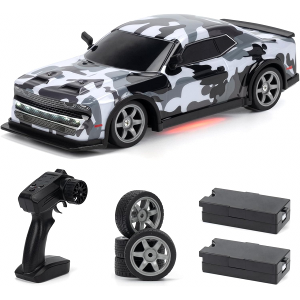 Радиоуправляемая дрифт-машина SJY S921 1:16 4WD RC дрифт автомобиль с LED и двумя аккумуляторами