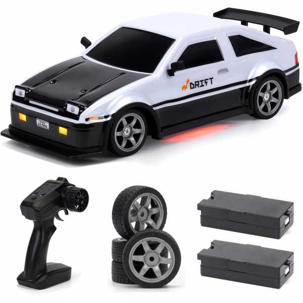 Радиоуправляемая дрифт-машина SJY S922 1:16 4WD RC дрифт автомобиль с LED и двумя аккумуляторами