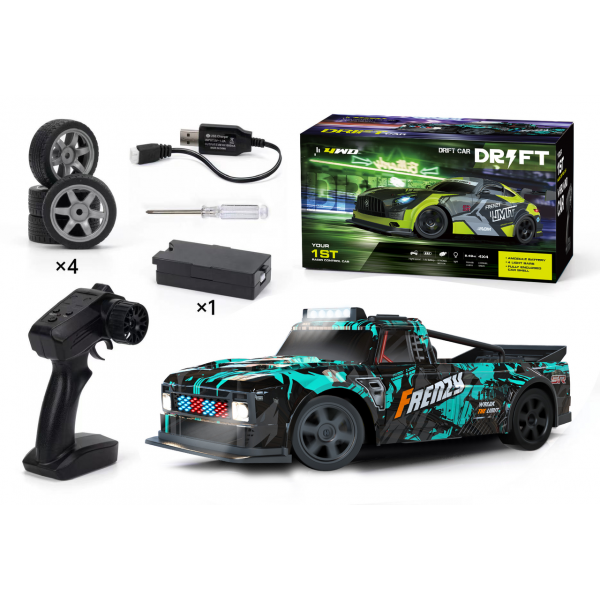 Радиоуправляемая дрифт-машина SJY S923 1:16 4WD RC дрифт автомобиль с LED и двумя аккумуляторами