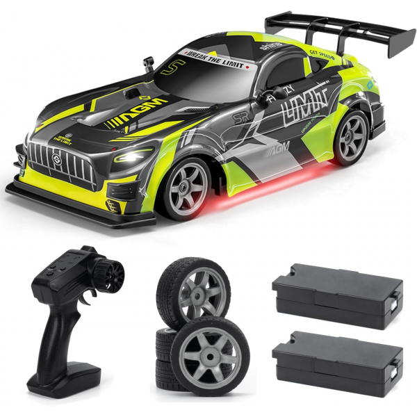 Радиоуправляемая дрифт-машина SJY S924 1:16 4WD RC дрифт автомобиль с LED и двумя аккумуляторами