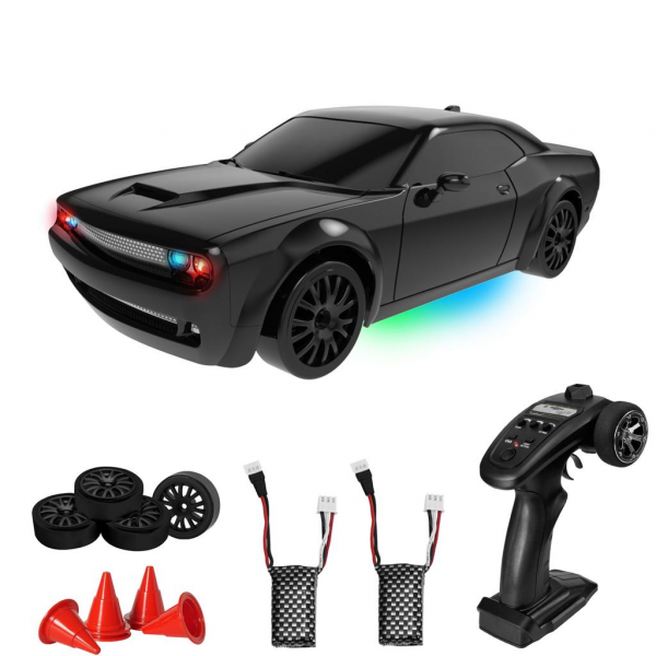 Радиоуправляемая дрифт-машина FQD10 1:20 4WD Машинка на пульте RC авто 20 км/ч полный привод с двумя акб