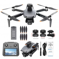 Дрон L600- 2 PRO MAX 4K (3 оси) с экраном – профессиональный квадрокоптер с камерой 3000 метров  30 мин.