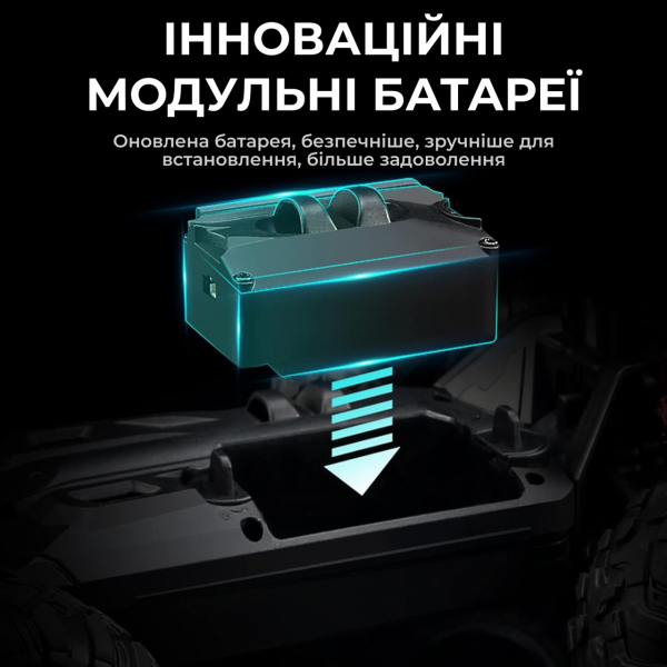 Машинка на радиоуправлении KFPLAN KF11 1:16 – монстр-трак 4WD, до 40 км/ч внедорожник джип, полный привод