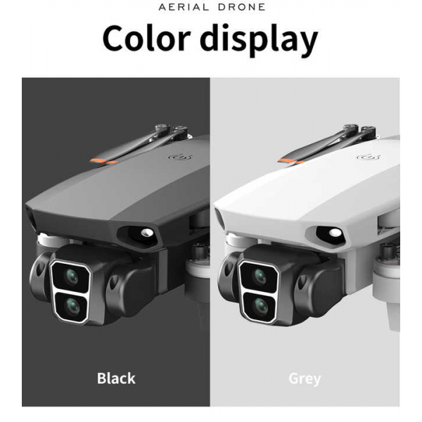 Дрон L106MAX HD Радиоуправляемый квадрокоптер с двойной камерой – бесщеточный, до 150 м, кейс в комплекте.