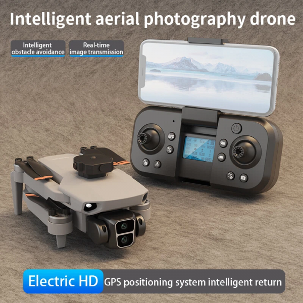 Дрон L106MAX HD Радиоуправляемый квадрокоптер с двойной камерой – бесщеточный, до 150 м, кейс в комплекте.