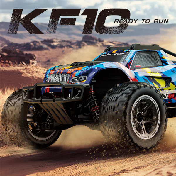 Машинка на радиоуправлении KF10 Brushless 1:10 – бесщеточный 4WD джип до 50 км/ч 4x4 Профессиональная машинка