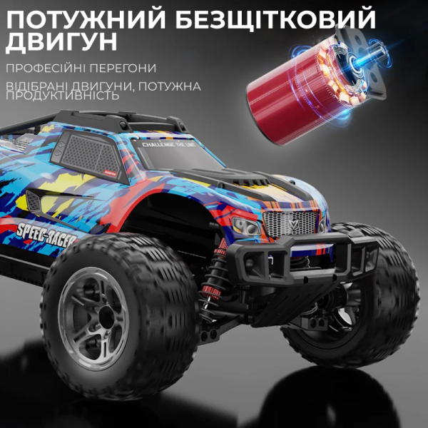 Машинка на радиоуправлении KF10 Brushless 1:10 – бесщеточный 4WD джип до 50 км/ч 4x4 Профессиональная машинка