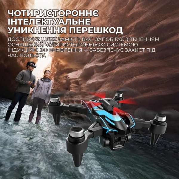 Квадрокоптер с камерой 4K K12 MAX – дрон для съемки, управление с телефона