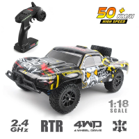 Машинка на пульте KF19 детский внедорожник 4WD, масштаб 1:18 4WD до 40 км/ч полноприводный монстр-трак