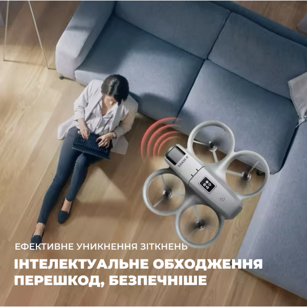 Мини квадрокоптер V66 дрон с HD камерой mini drone, до 200 м. до 12 мин полета