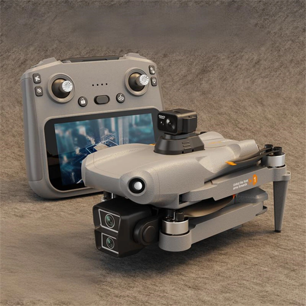 Профессиональный Дрон Квадрокоптер L300 Ultra max с пультом экраном 5.9", GPS и камерой 4K – до 28 мин полёта