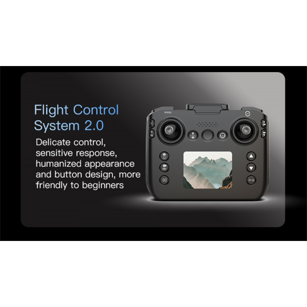 Квадрокоптер ZLL SG800 PRO с экраном, Wi-Fi FPV камерой 480P Дрон с защитой пропеллеров для детей и взрослых